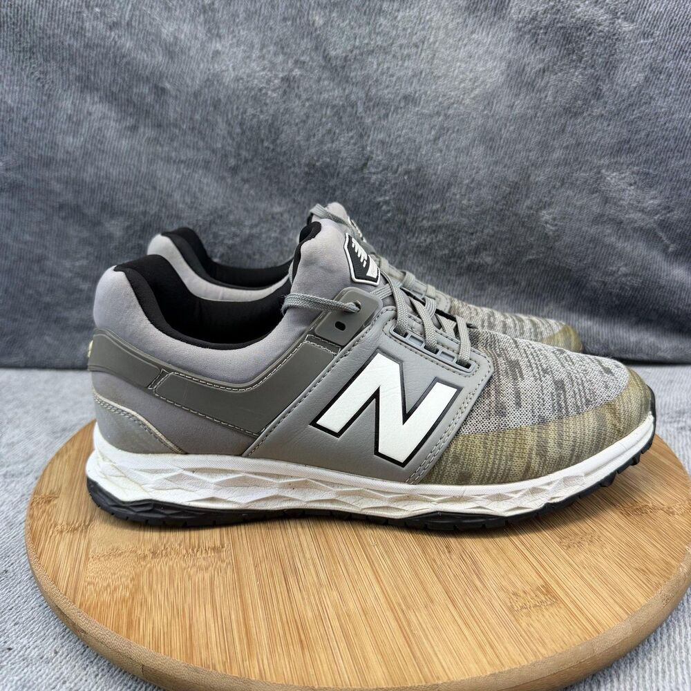New Balance Fresh Foam Shoes Mens Size 8.5 D Gray Golf Sneakers NBG4000GR